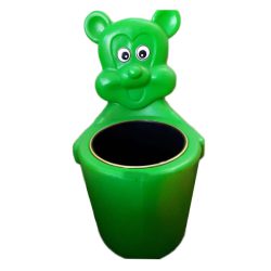 سطل زباله خرسی رنگ سبز