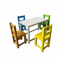 میز و صندلی رنگی